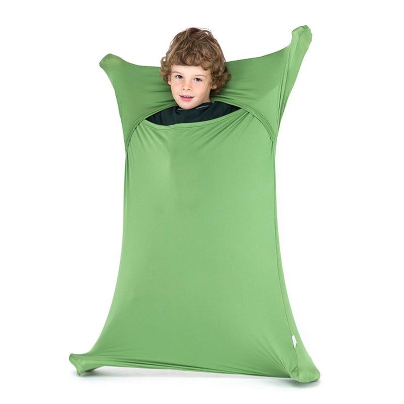 SANHO Premium Sensory SockSmall 35 L x 20 W Good for HeightUp to 40 Updated VersionGreen